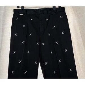 Lauren Ralph Lauren Active LRL Golf Club Embroidered Pants Women's Size 10 Black